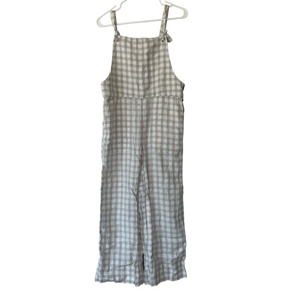 Lou & Grey Checkered Jumpsuit in Cream and White - Picture 2 of 16